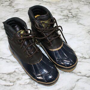 CRATER RIDGE Boots Pike 2 Leather Rubber Waterproof Blue Duck Outdoor Men's 6